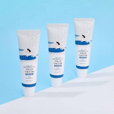 Round Lab Birch Juice Moisturizing UV Lock Korean Sunscreen SPF 45 50ml - Missing Box