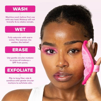 MakeUp Eraser Wifey Head Band/Wrist Guard/Wipe 3ct - New