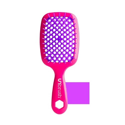 UNbrush Detangler Hair Brush Neon Pink - New