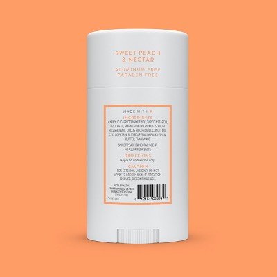 Native Solid Deodorant Sweet Peach & Nectar 2.65oz - Imperfect Container