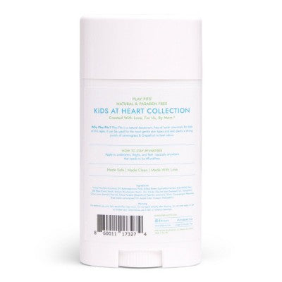 Play Pits Suga Kids Natural Solid Deodorant 2.65oz - New
