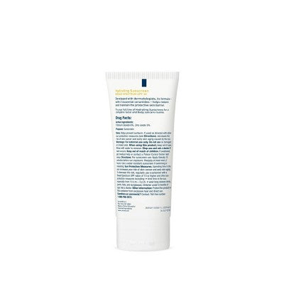 CeraVe Hydrating Mineral Face Sunscreen Lotion & SPF 30 2.5oz - Imperfect Box