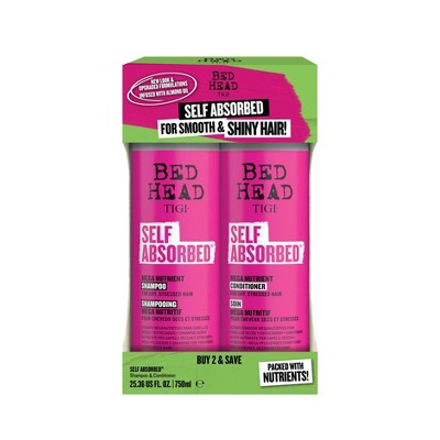 TIGI Bed Head Self Absorbed Shampoo and Conditioner 2pk 25.36 fl oz/2ct - New