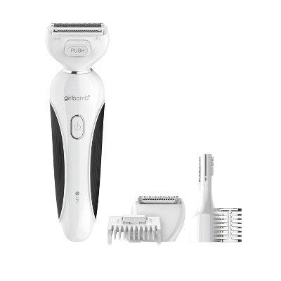 Conair Girlbomb Wet and Dry Cordless Rechargeable Foil Body Shaver 5pc - Imperfect Box