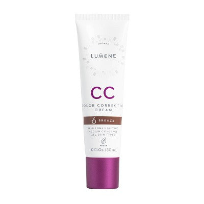 Lumene CC Color Correcting Cream 6 Bronze 1 fl oz - New