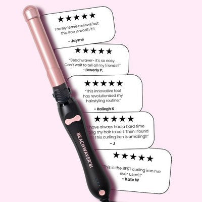 BEACHWAVER Co. Curling Wand Midnight Rose - Imperfect Box