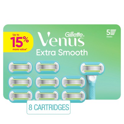 Venus Extra Smooth Women's Razor Blade Refills 8ct - Imperfect Box