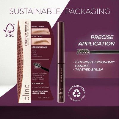 Blinc Eyebrow Mousse Light Brunette 0.158 fl oz - New - Osadia Concept Store