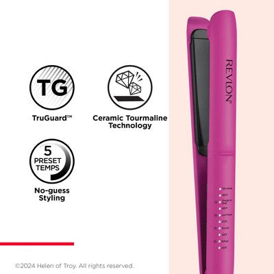 Revlon Easy Heat Precision Hair Flat Iron 1" - Imperfect Box