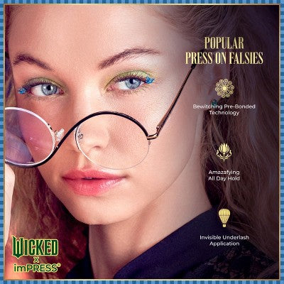 KISS Products Wicked X imPRESS Press-On Self Adhesive False Eyelashes Ozspresso 12ct - New - Osadia Concept Store