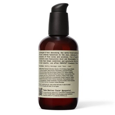 Papatui Restoring Men Facial Moisturizer Unscented 3.3 fl oz - Imperfect Container