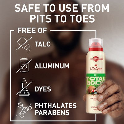 Old Spice Whole Body Spray Deodorant for Men Fiji 3.5oz - New