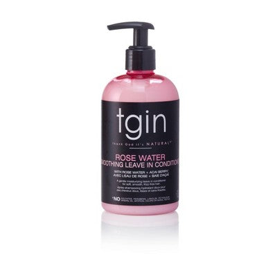 TGIN Rose Water Smoothing Leave In Conditioner 13 fl oz - New
