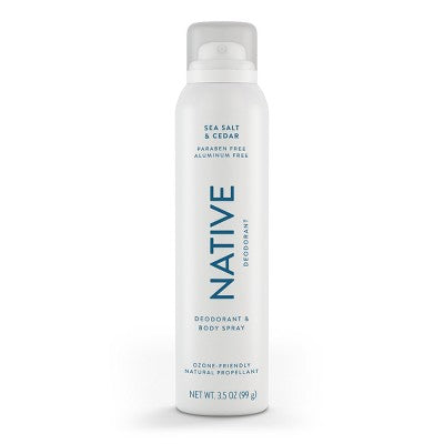 Native Spray Deodorant Sea Salt & Cedar 3.5oz - Imperfect Container