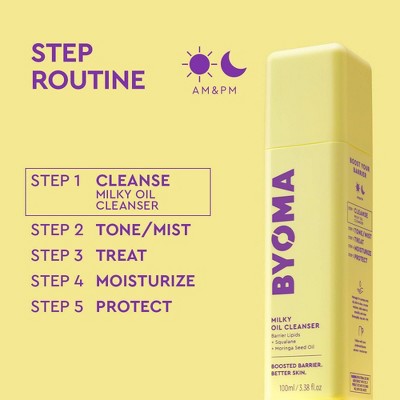 BYOMA Milky Oil Face Cleanser 3.38 fl oz - Imperfect Container