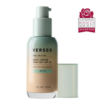 Versed Skin Solution Multi-Serum Skin Tint Foundation SPF 40 Shade 3P 1 fl oz - Imperfect Container