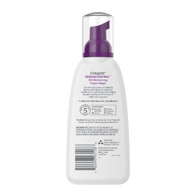 Cetaphil Pro Oil Removing Foam Face Wash Unscented 8oz - Missing Lid
