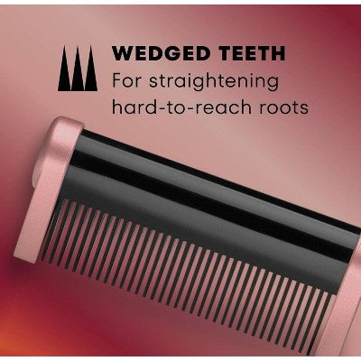 Gold N Hot Pressing and Styling Heated Straightening Brush - Imperfect Box