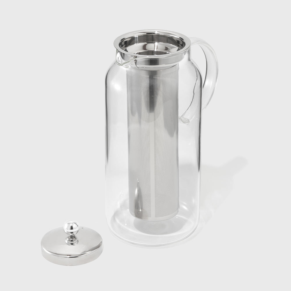 Tea & Water Glass Pitcher with Infuser - Osadia Concept Store