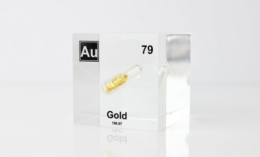 Gold Element Cube