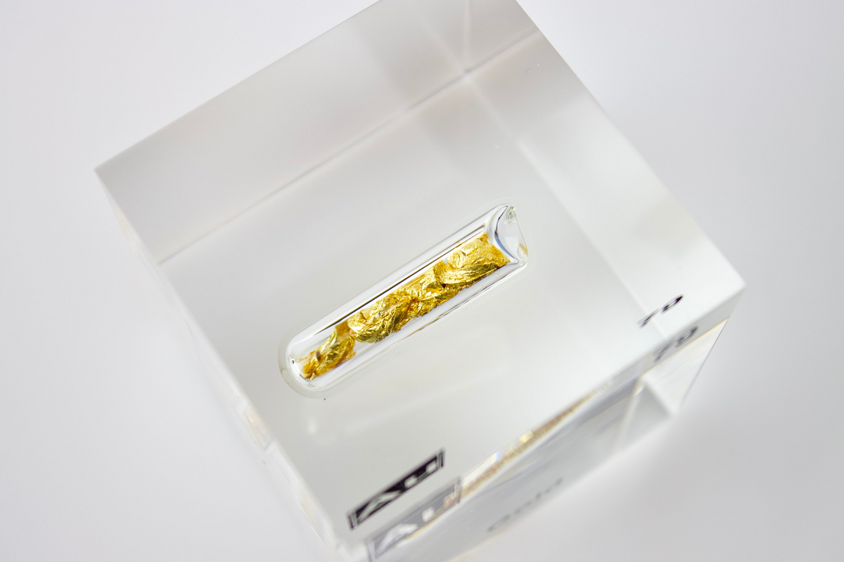 Gold Element Cube
