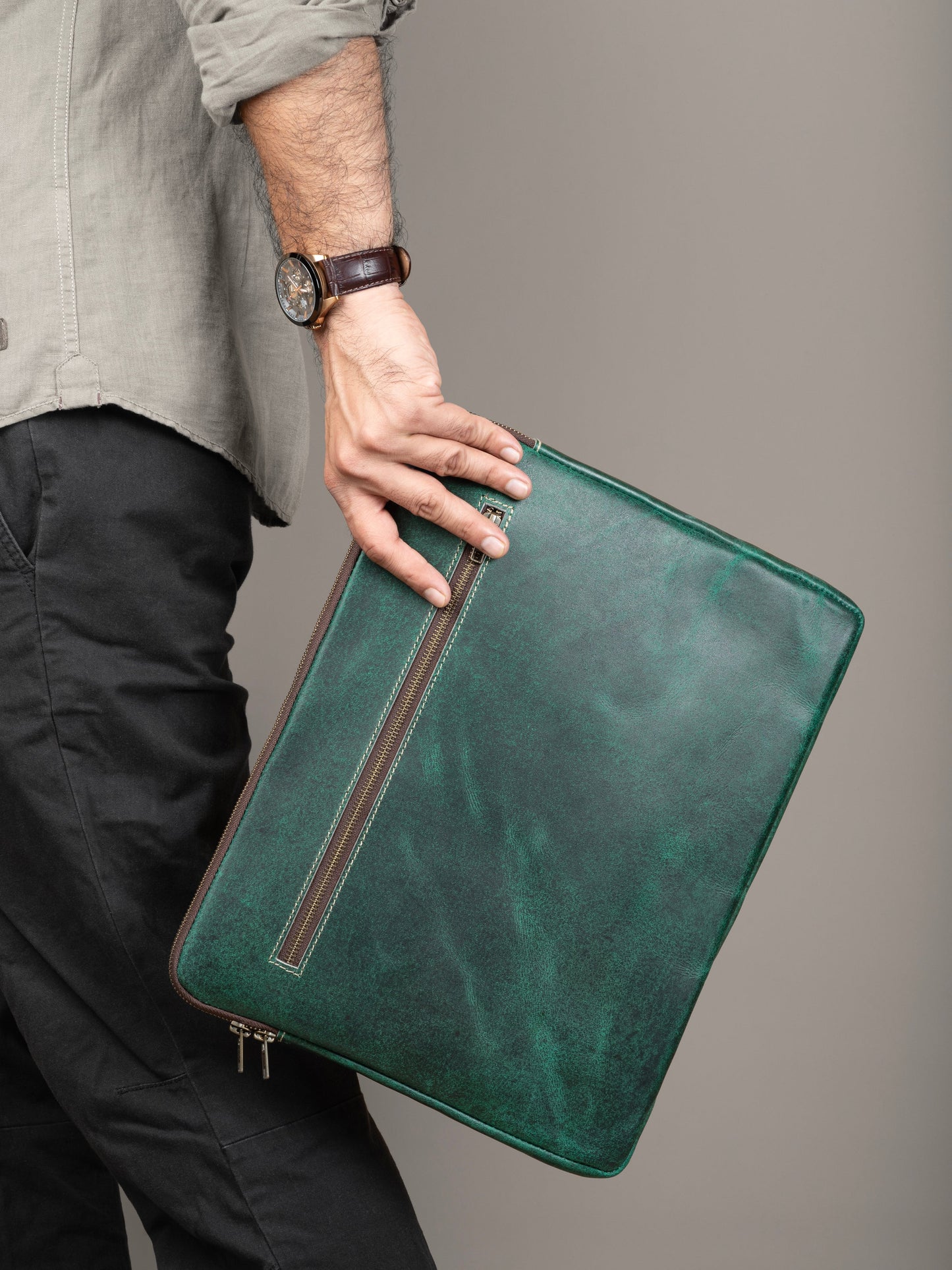 Green Laptop Sleeve