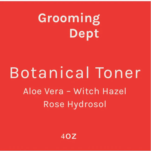 Grooming Dept Rose Hydrosol Botanical Toner 4 Oz - Osadia Concept Store