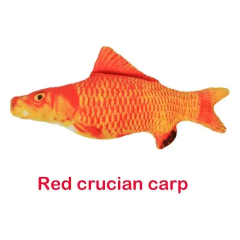 Vida Smart - Premium Interactive Wagging Fish Cat Toy - USB Rechargeable Plush with Realistic Movement for Endless Fun & Entertainment!