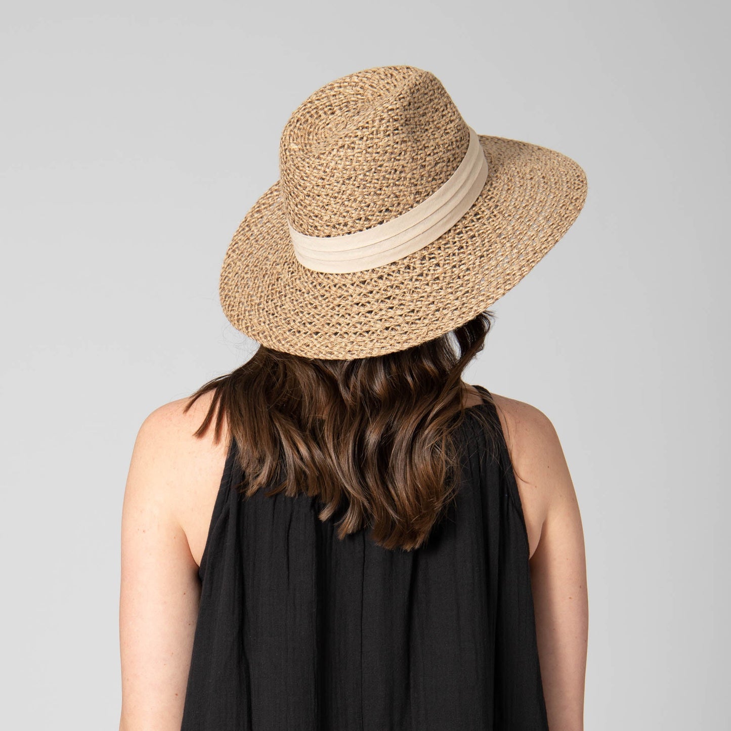 Well Crafted Fedora - Braided Hemp Fedora with Pleated Band