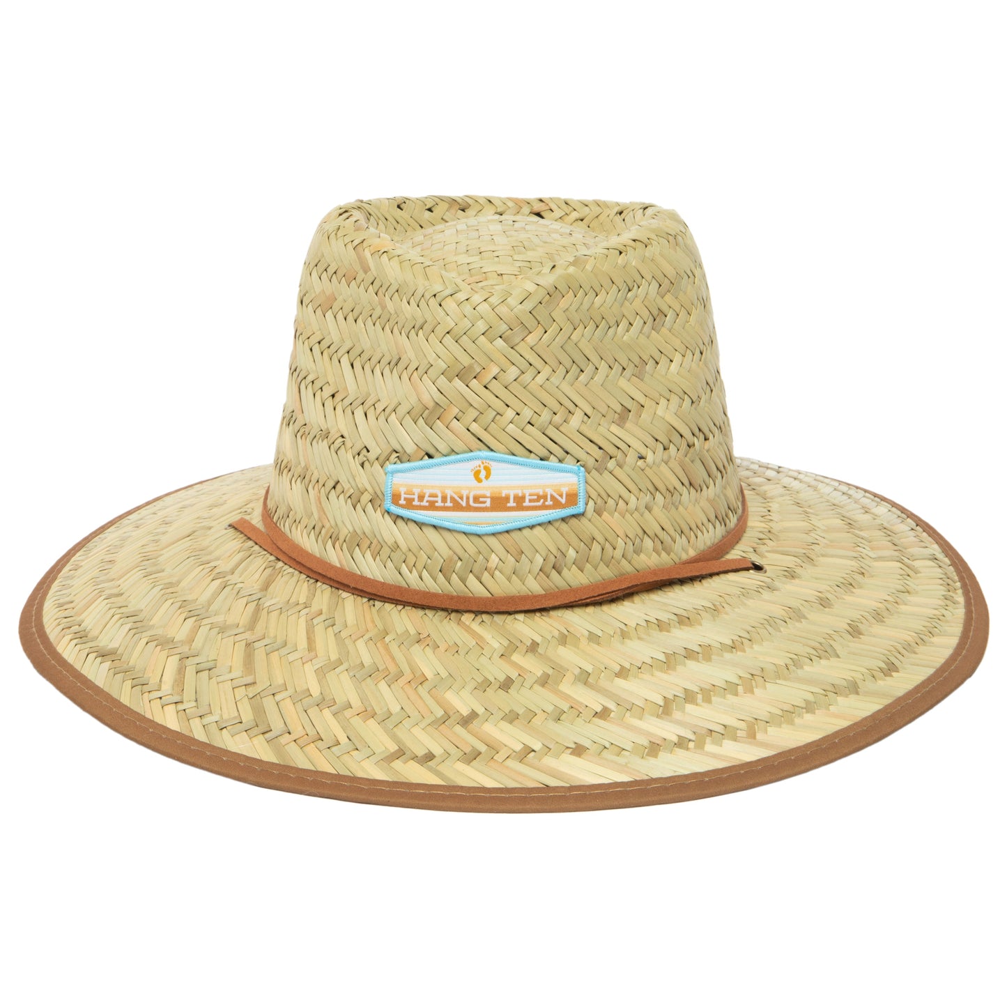 Hang Ten - Lifeguard Hat with Striped Under Brim Print