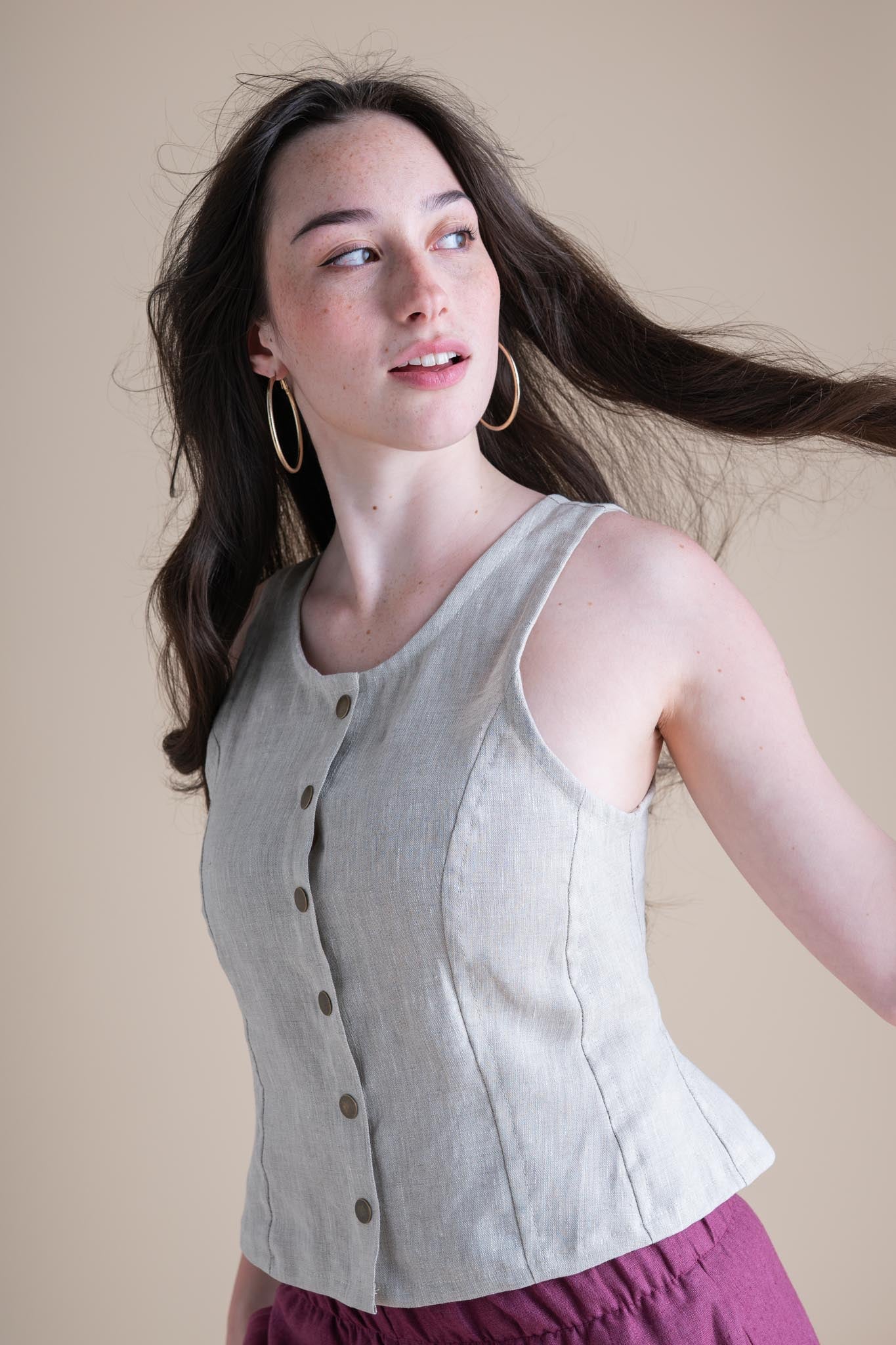 Katherine Vest (Updated) in Sand Dollar