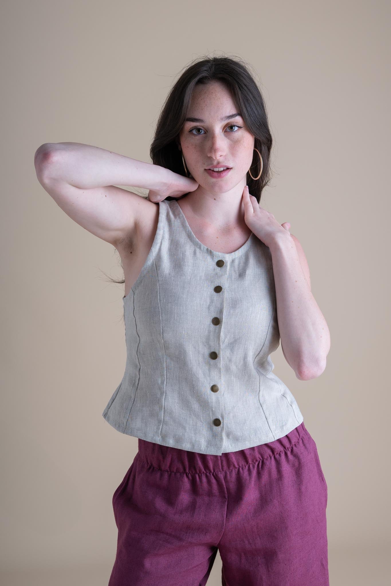 Katherine Vest (Updated) in Sand Dollar