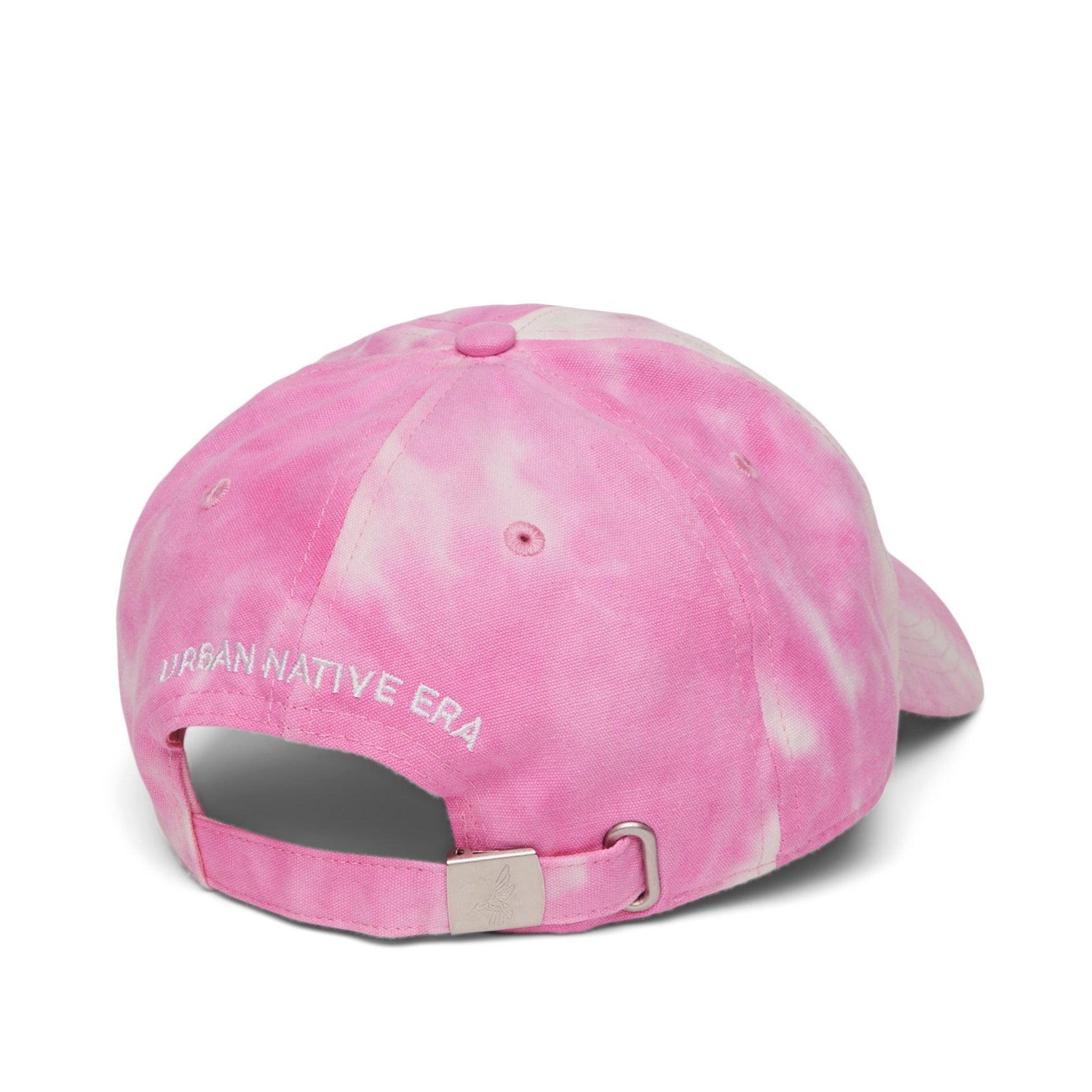 'YOU ARE ON NATIVE LAND' ORGANIC CAP - PINK TIE DYE - Osadia Concept Store