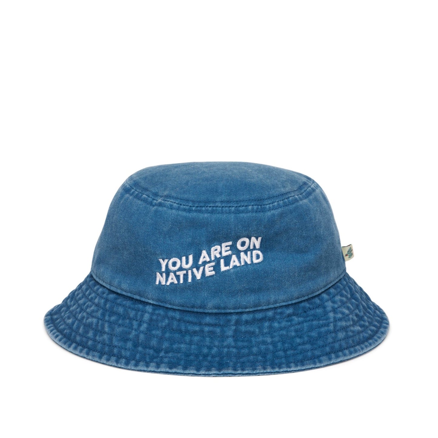 'YOU ARE ON NATIVE LAND' BUCKET HAT - Osadia Concept Store