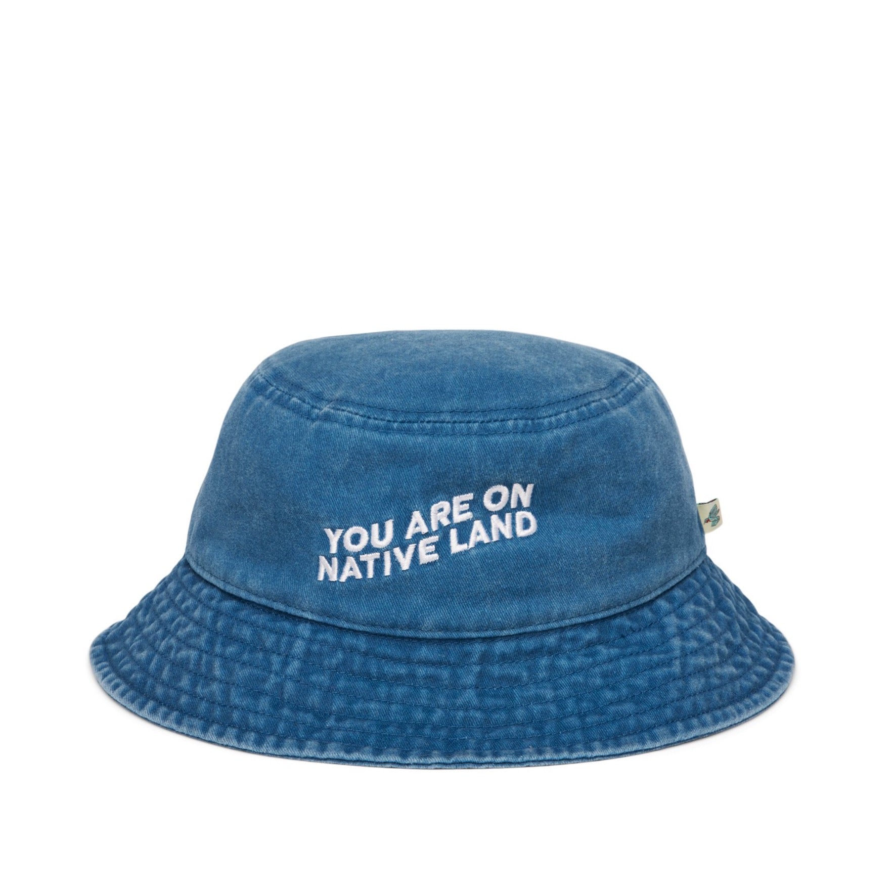 'YOU ARE ON NATIVE LAND' BUCKET HAT - Osadia Concept Store