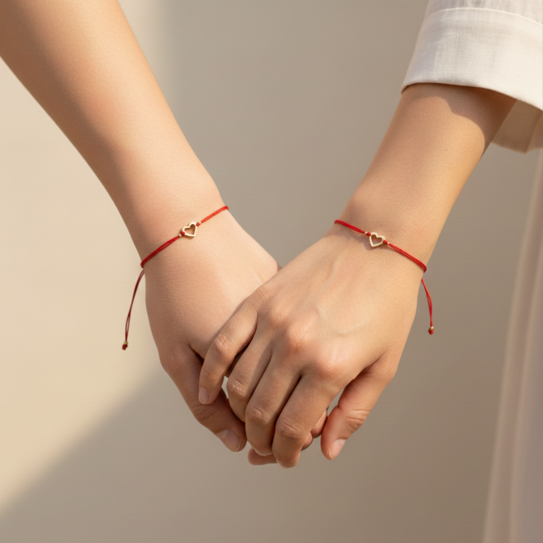 Heartstring Love Non-Tarnish Brass Heart Bracelet - Thailand - Osadia Concept Store