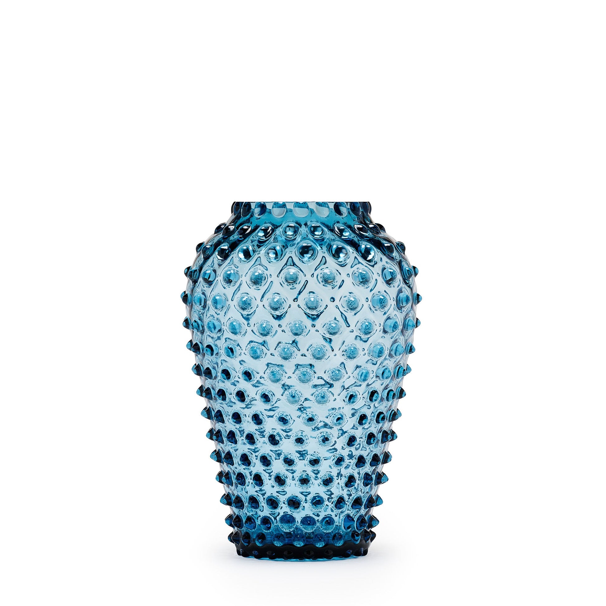 Hobnail Vase - Barrel - Midnight Blue - Osadia Concept Store