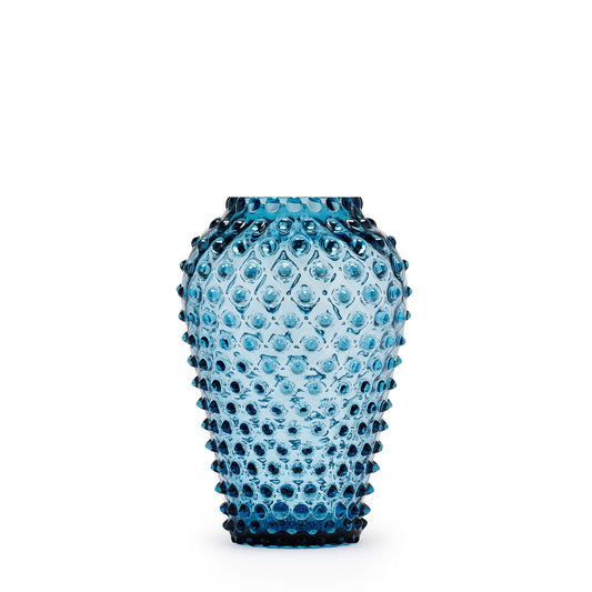 Hobnail Vase - Barrel - Midnight Blue - Osadia Concept Store