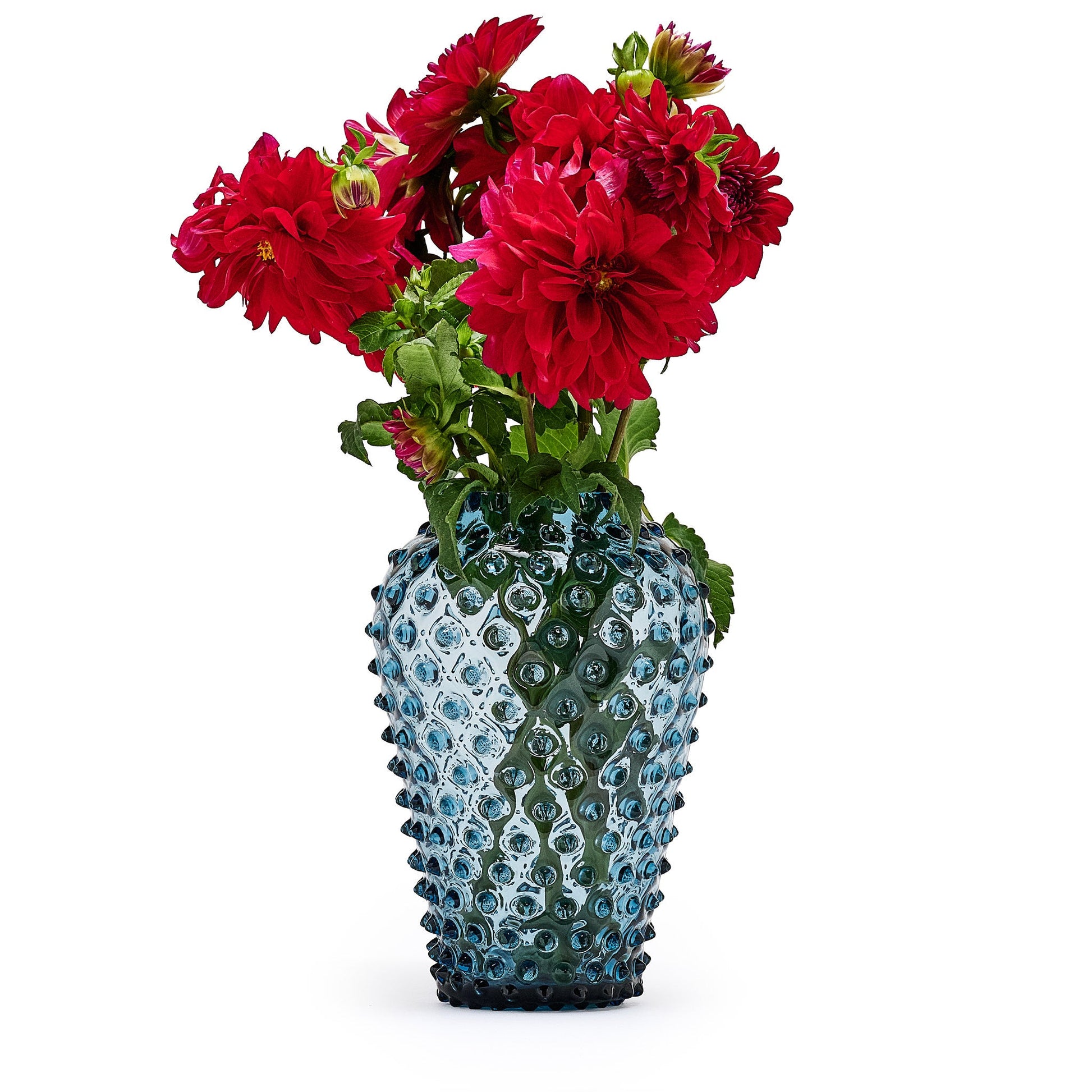 Hobnail Vase - Barrel - Midnight Blue - Osadia Concept Store