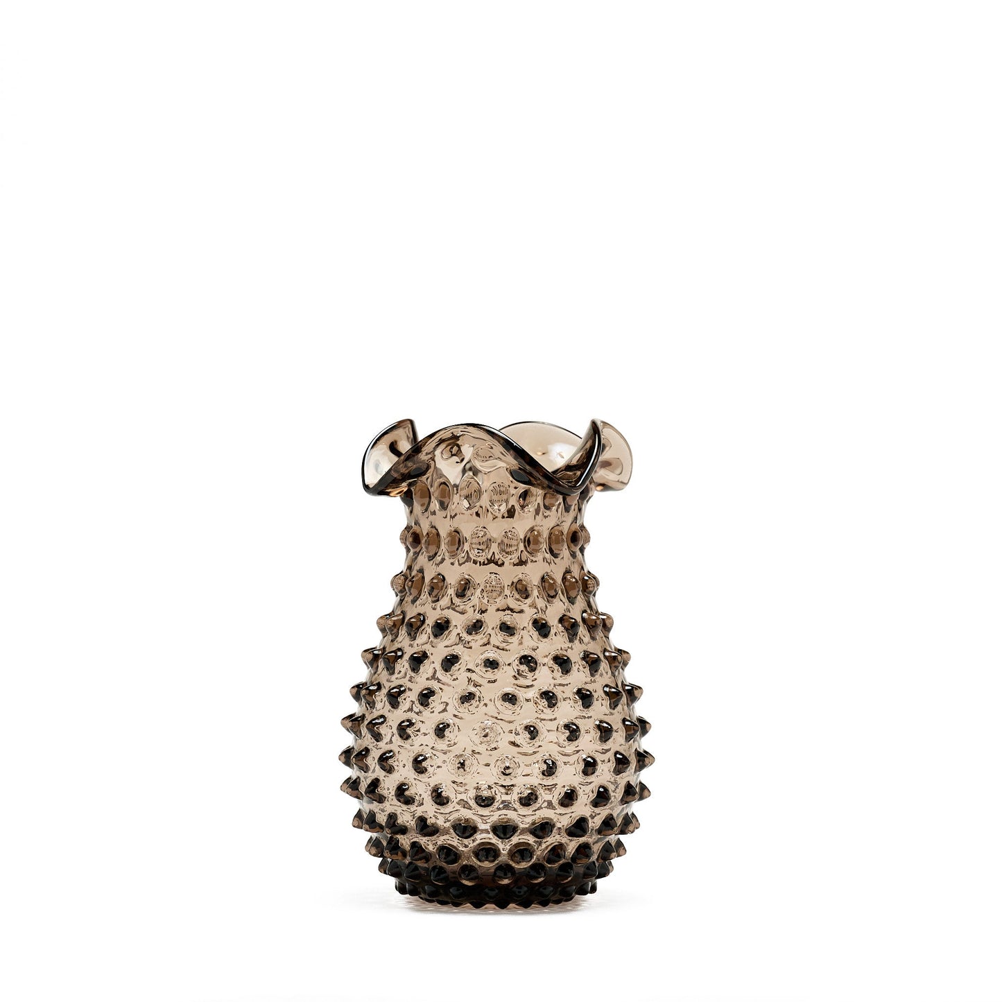 Hobnail Vase - Petal - Smoky Amaro