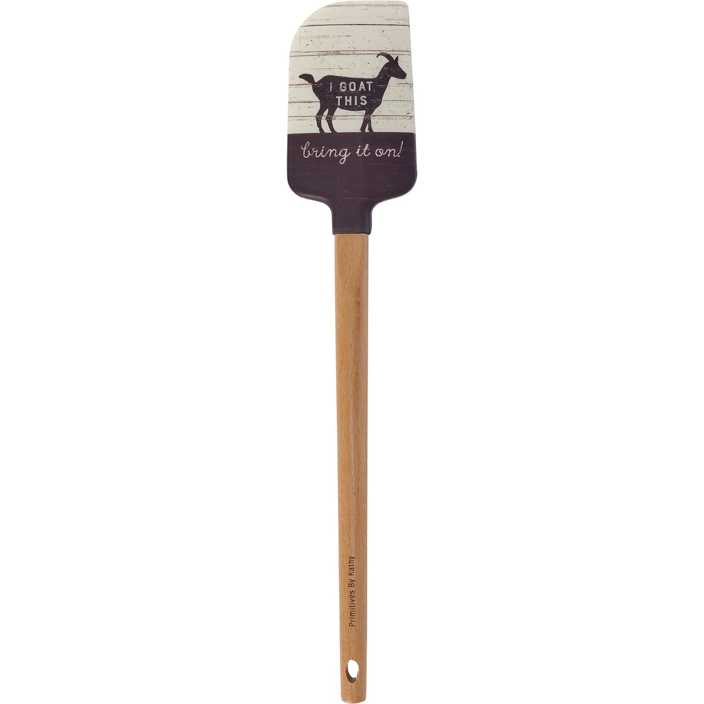 I Goat This Bring It On Silicone Spatula | Wooden Handle Double-Sided Spatula