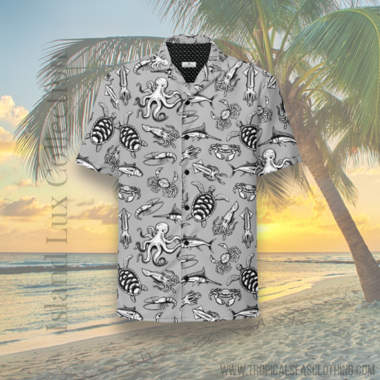 Night Dive Hawaiian Shirt