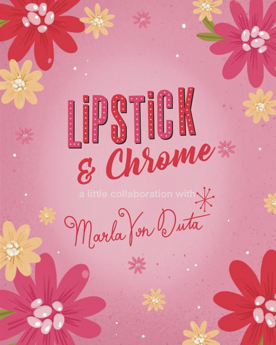 Elizabeth Brooch by Marla VonDuta x Lipstick & Chrome