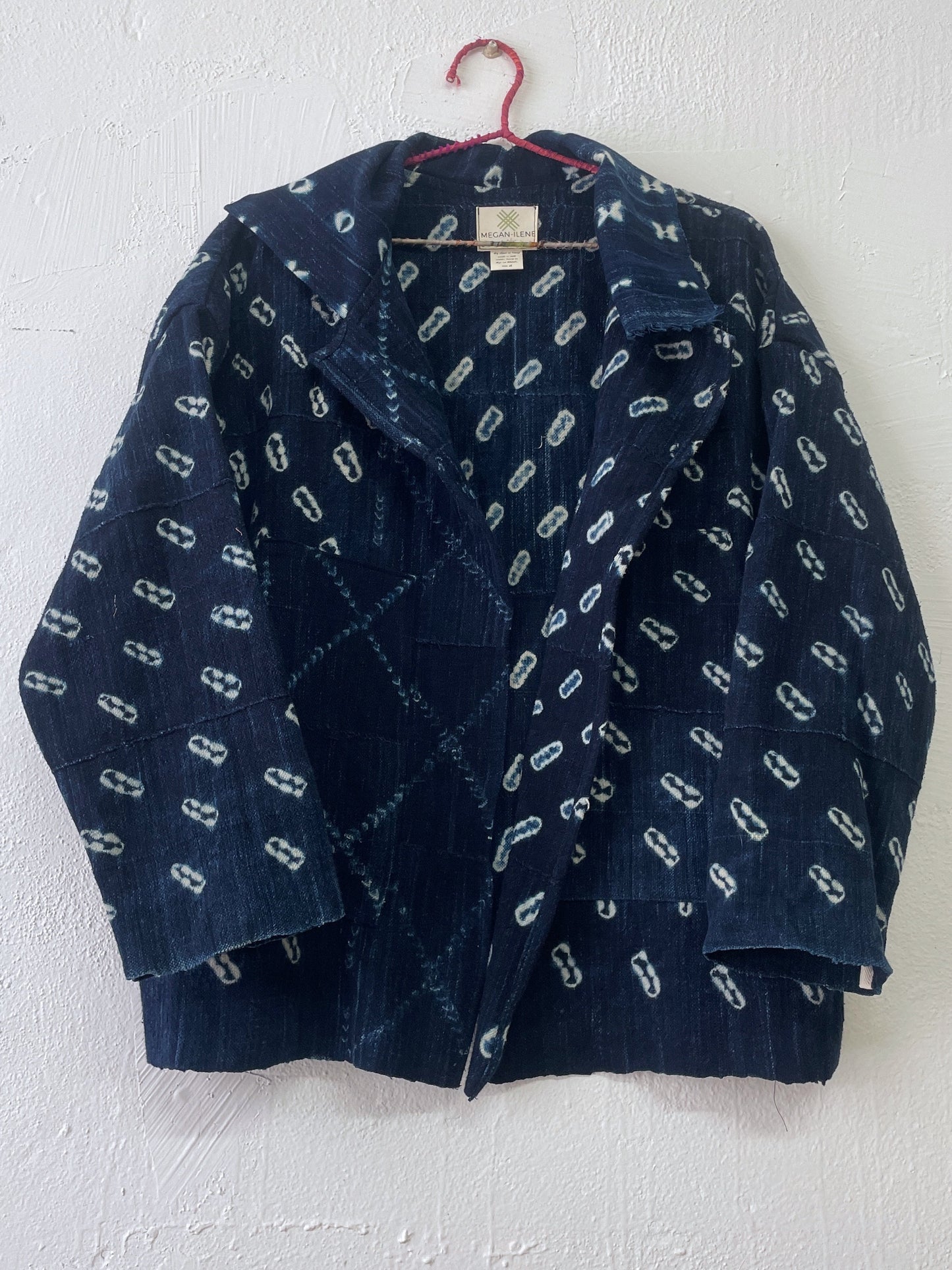 Vintage Bogolan & Natural Indigo Chore Jacket
