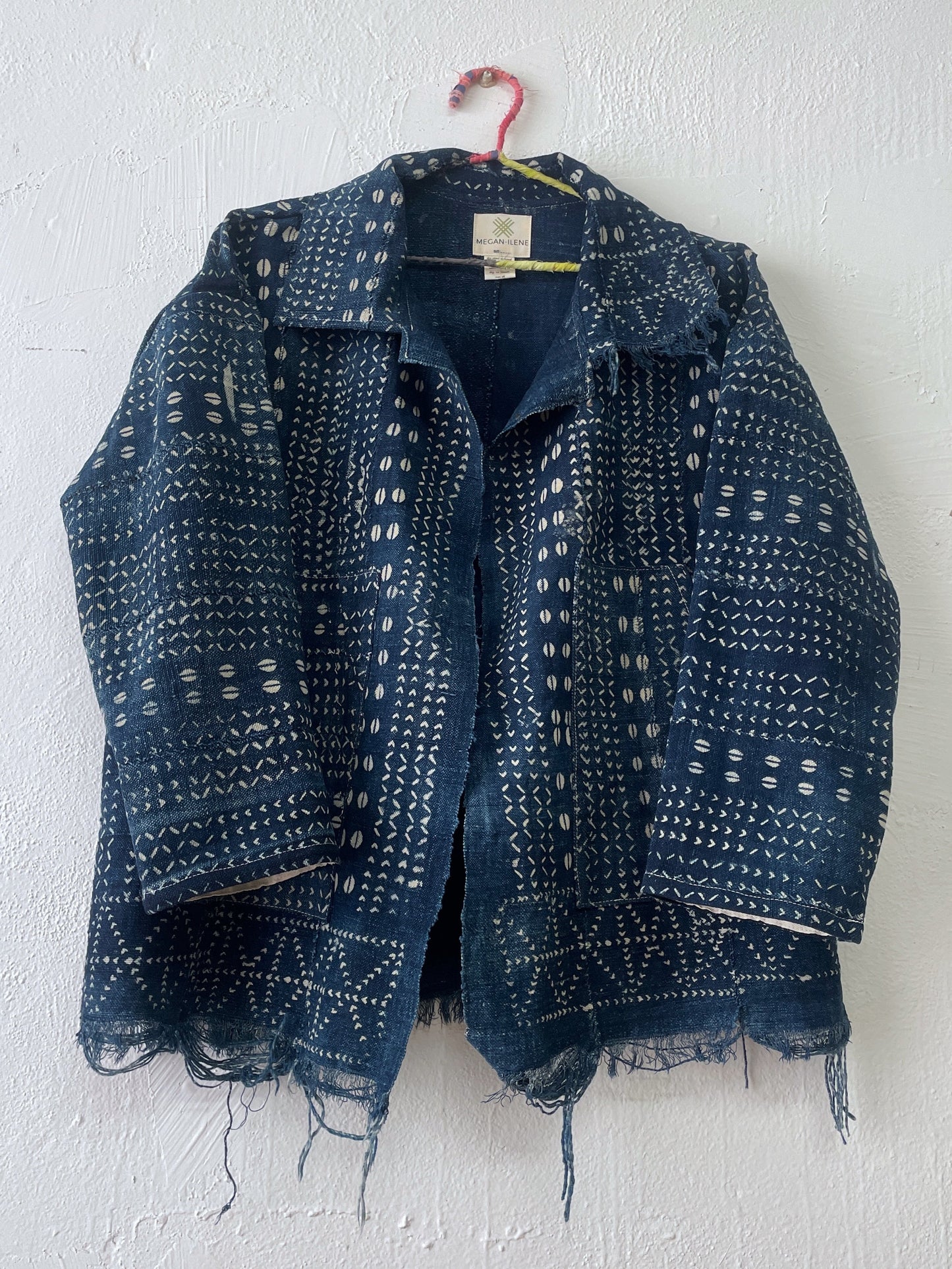 Vintage Bogolan & Natural Indigo Chore Jacket