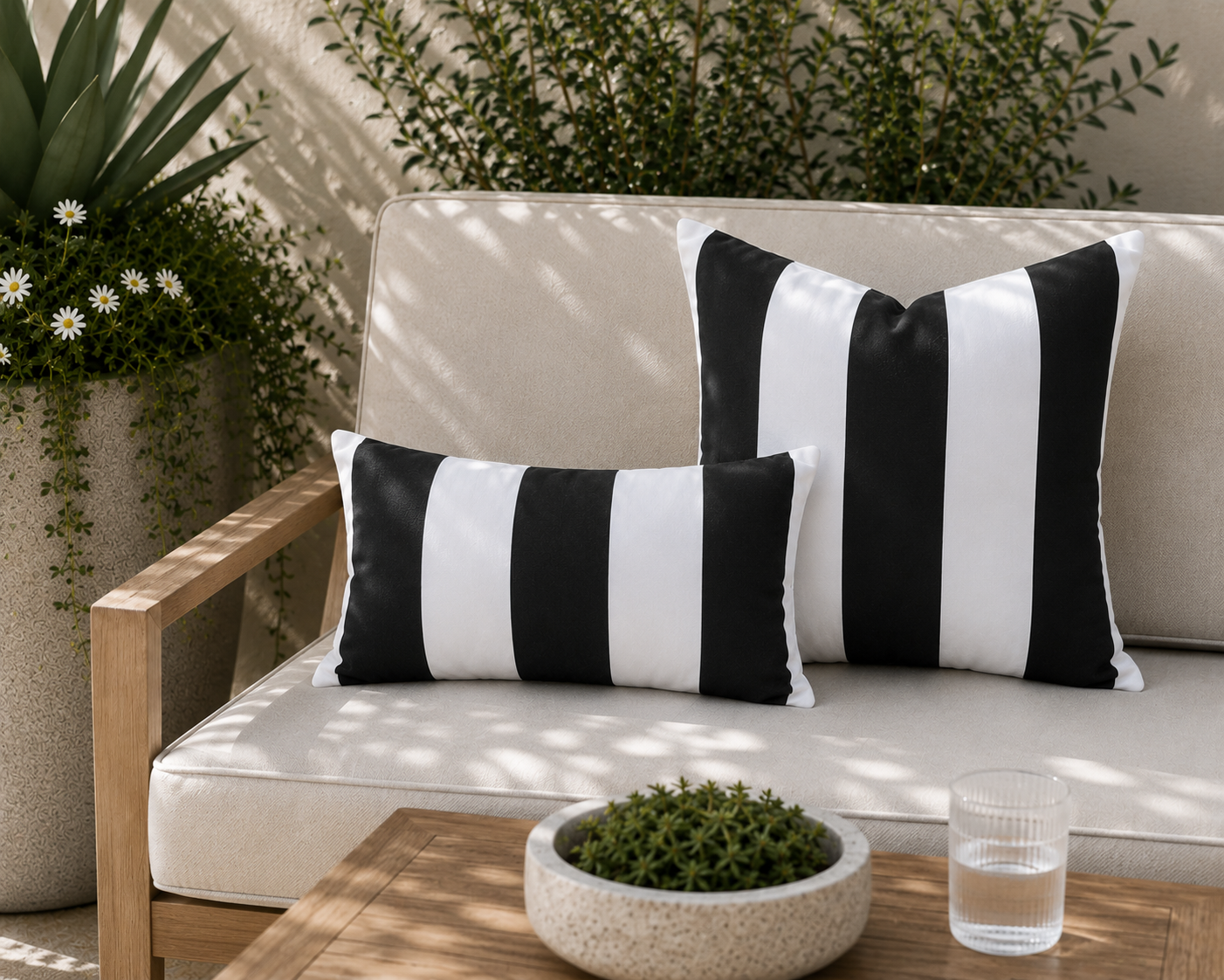 Monaco Outdoor Lumbar Pillow Cover