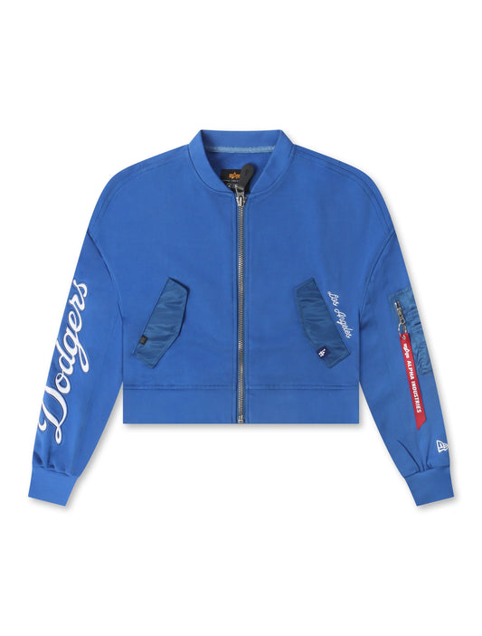 New Era Womens LA Dodgers Alpha Jacket - Royal