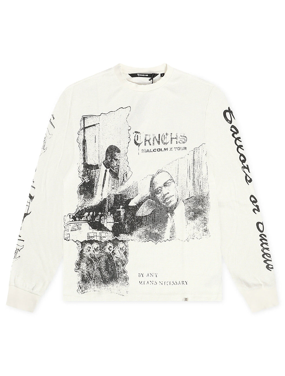 Trnchs Malcolm Thermal Long Sleeve - White