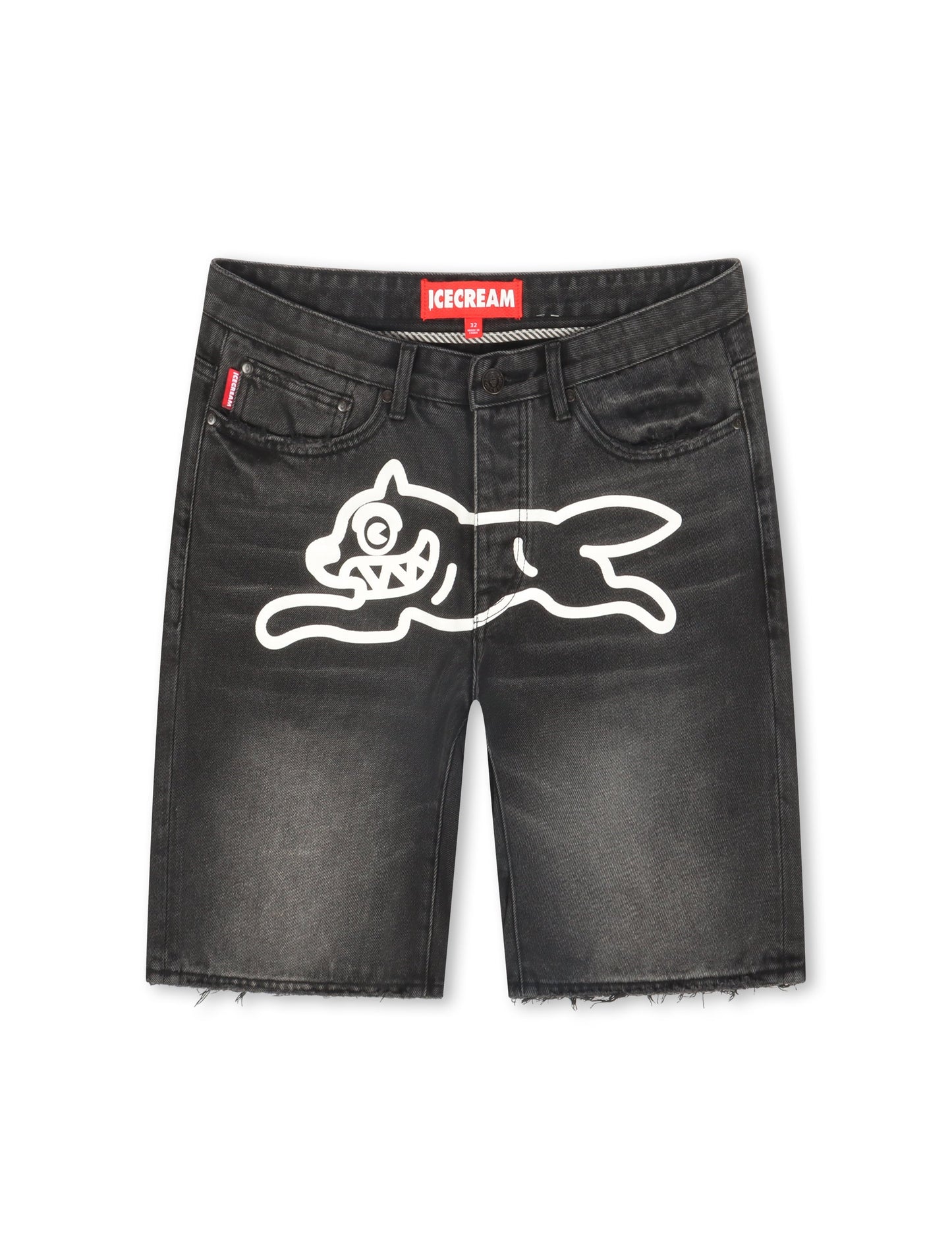 Icecream Frozen Yogurt Jean Short - Black Shade