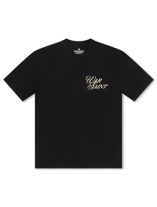 Warsaint Script Statement Tee - Black